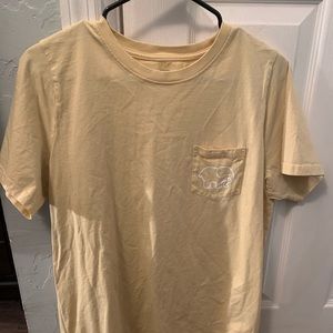 Ivory Ella yellow pocket tee